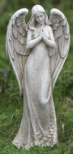 Angel Praying Garden Statue Contemporary Artwork Memorial